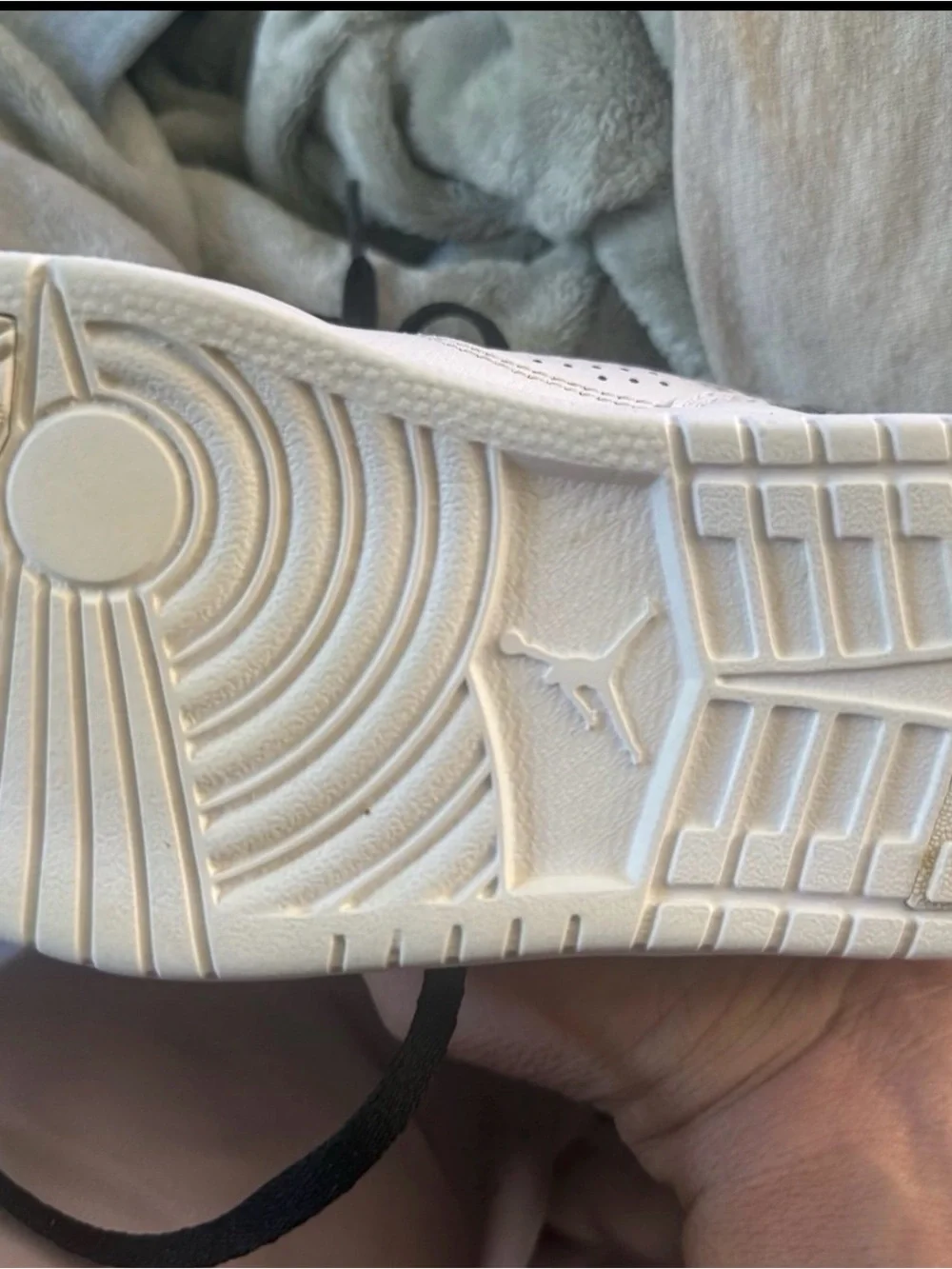 Jordan Kids Black & White High-Top Basketball Sneakers